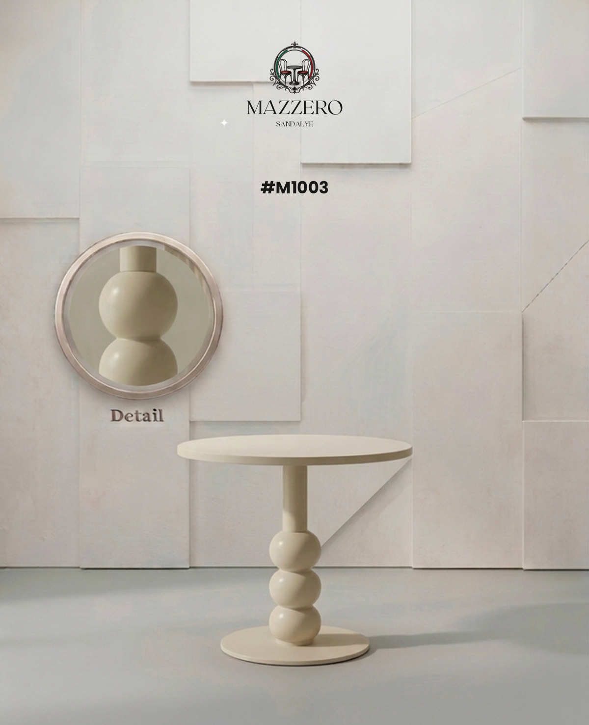 Mazzero M1004 Kafe-Restoran Sehpası