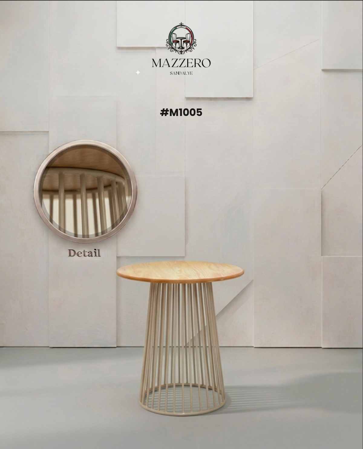 Mazzero M1005 Kafe-Restoran Sehpası